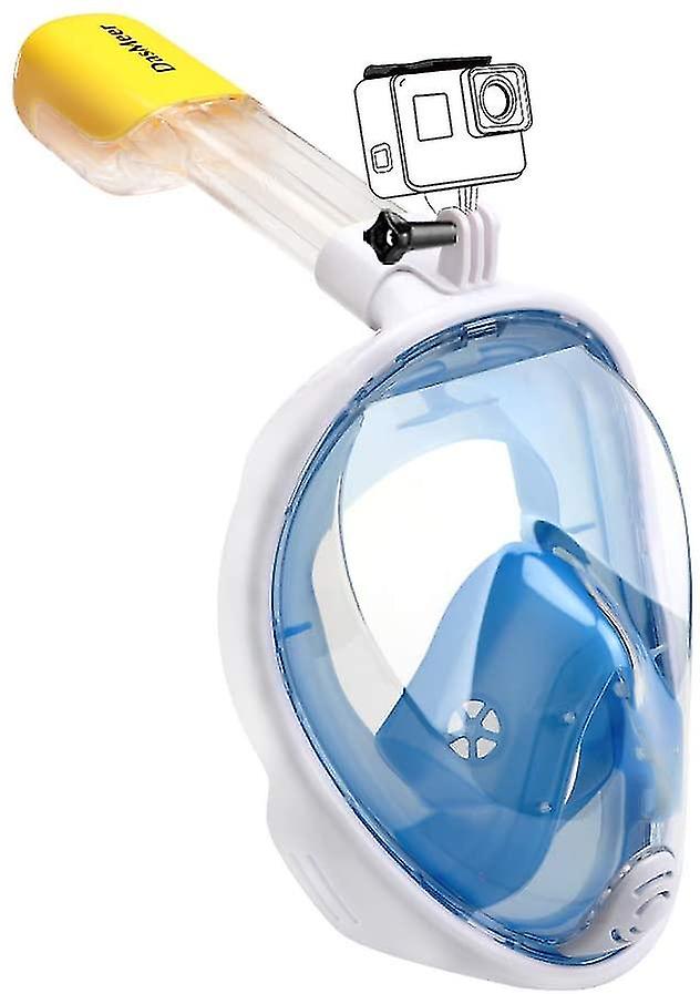 قناع غوص الوجه Xs Blue 180 ¡ã للبالغين مضاد للضباب مضاد للتسرب Az18341