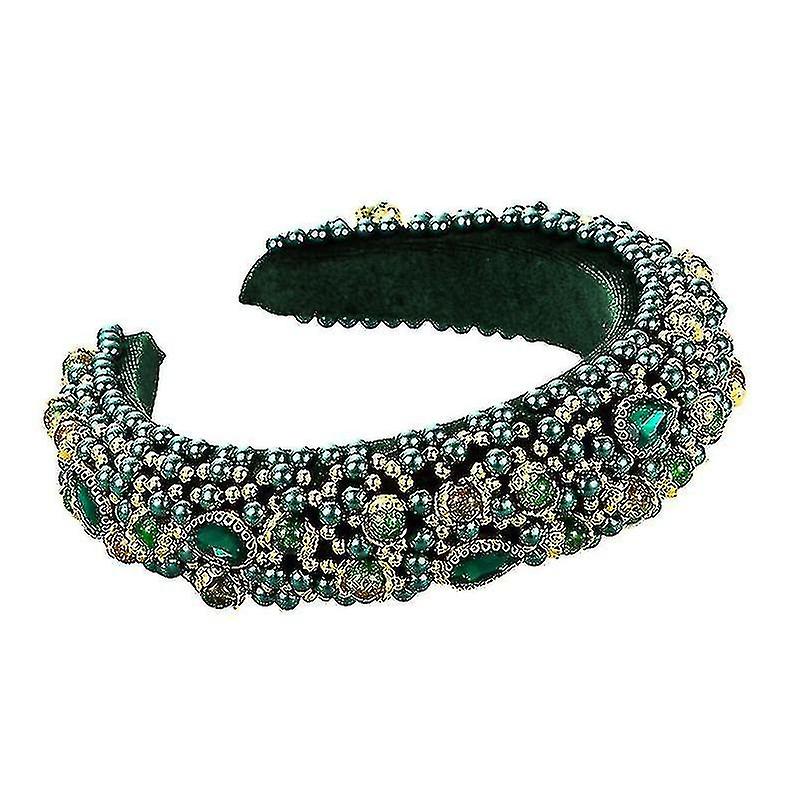 Baroque Sponge Padded Velvet Headband