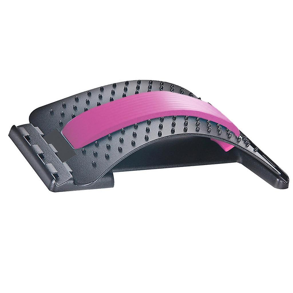 Magic Back Pad Back Stretcher Massager Support Acupuncture Kit Black Red