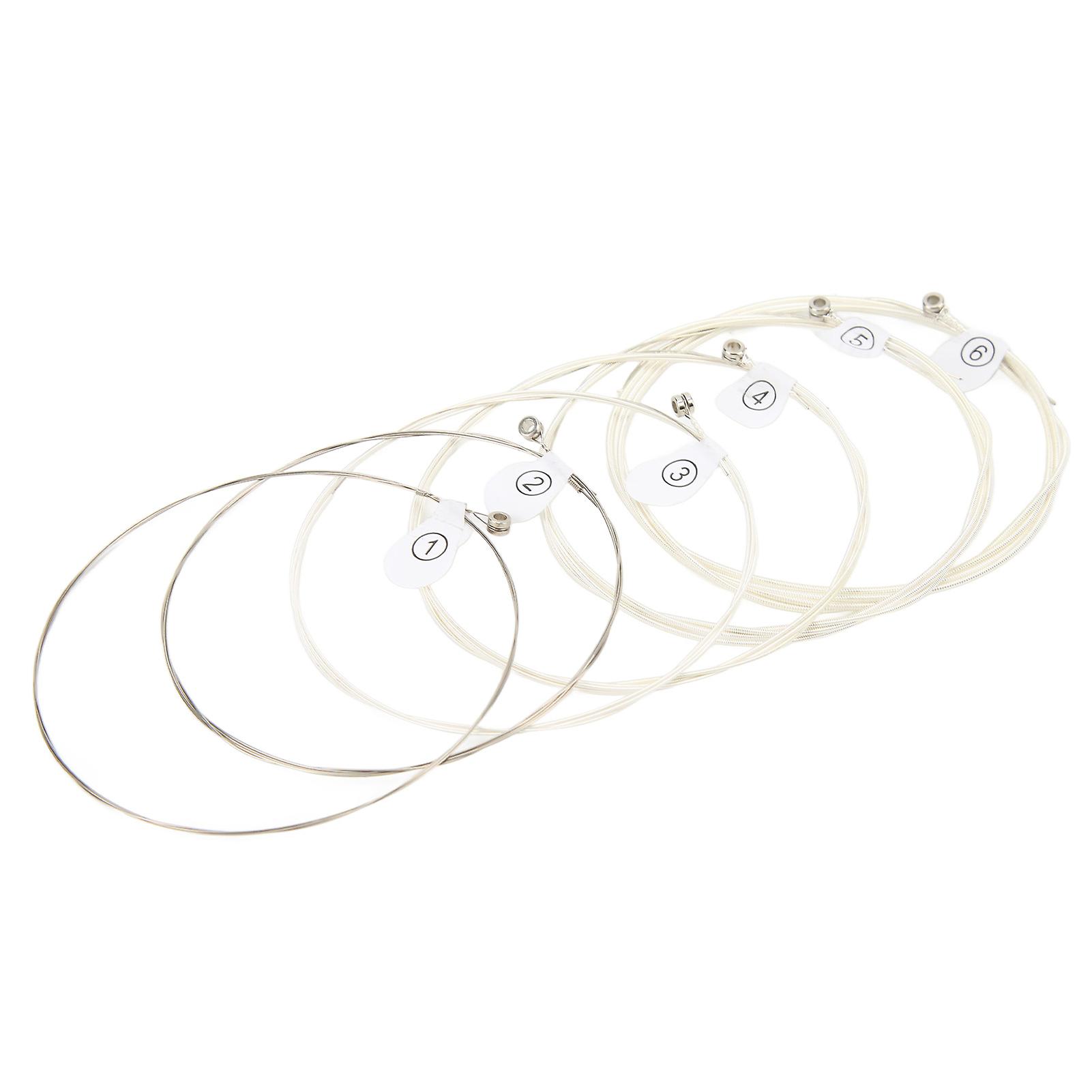 6 st gitarrsträngkula ände metall bas strängar instrument tillbehör för utbyte