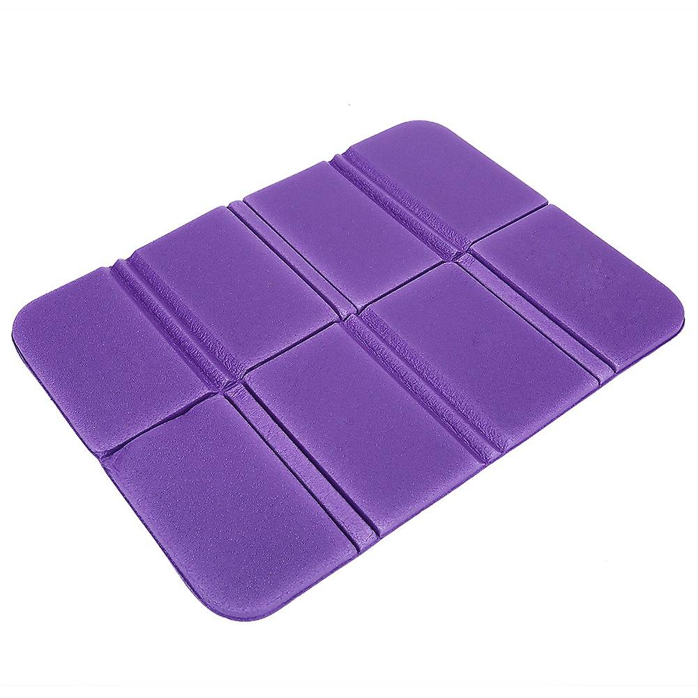 Coussin de siège pliable, portable et imperméable, pour pique-nique (violet)