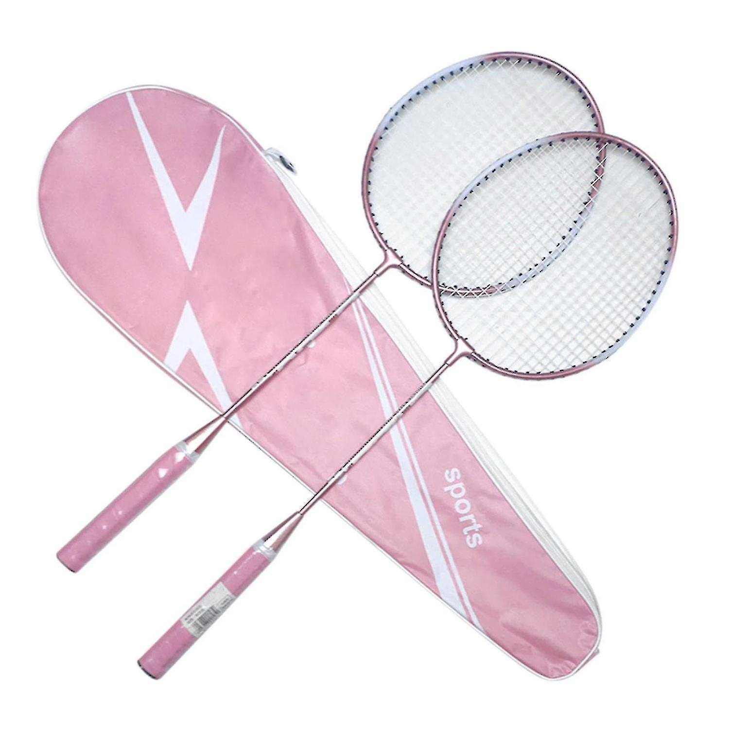 2st badmintonracketar och bärväska set badmintonrackquet set inomhus utomhussporter