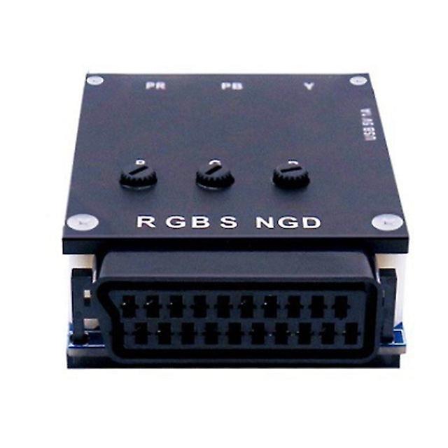 Rgbs Scart To Ypbpr Component Transcoder Converter Retro Game Console, Rgbs To Color Difference Component