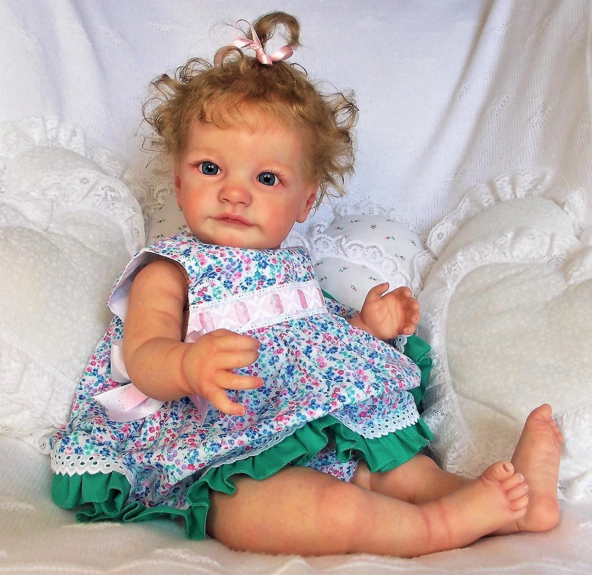 60Cm Finished Reborn Doll Tobiah Hand Paint Doll With Genesis Paint High Quality 3d Skin Multiple Layers Painting Visible Veins