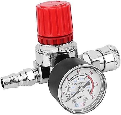 Pressure Regulator Switch Control Valve Gauge with Male/Female Connector