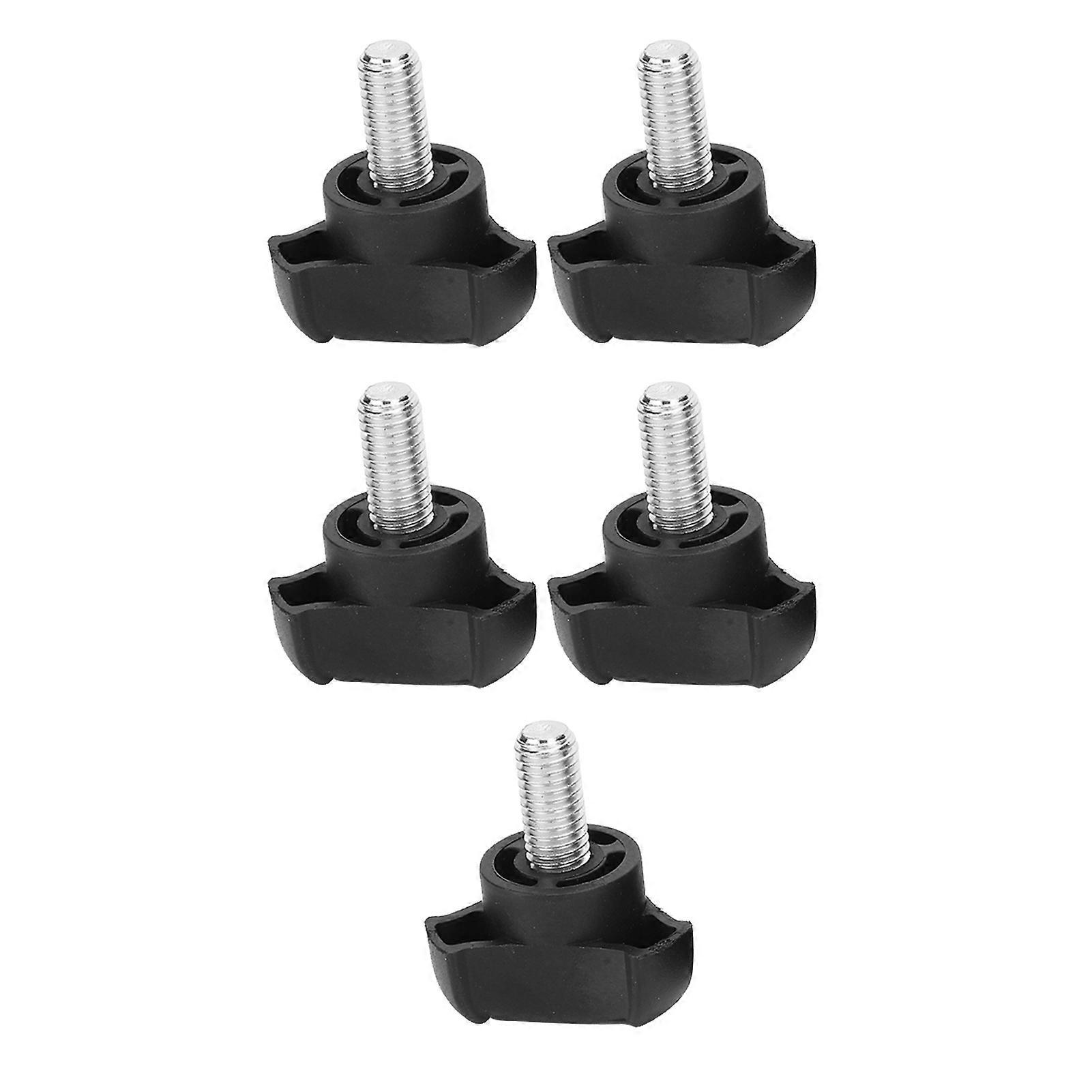 5PCS Triangular Arc Handle Screw M8-18 Long Plastic Head Threaded Bolts Fastener