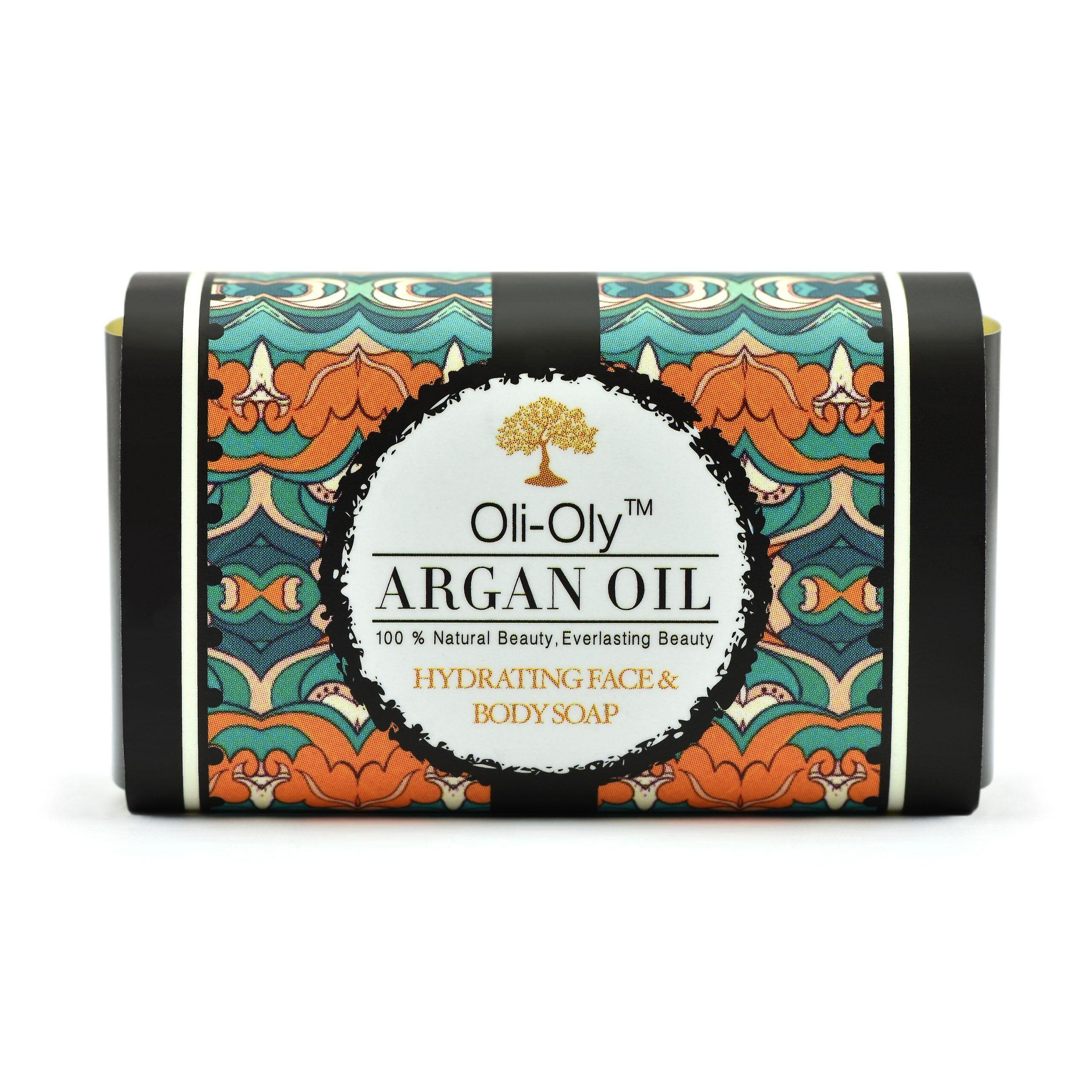 Oli-Oly Hydrating Face & Body Soap with Argan Oil, 50g, Scented