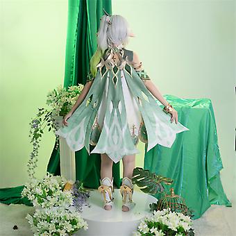 Game Genshin Impact Nahida Cosplay Costume Nahida Women Cute Dress