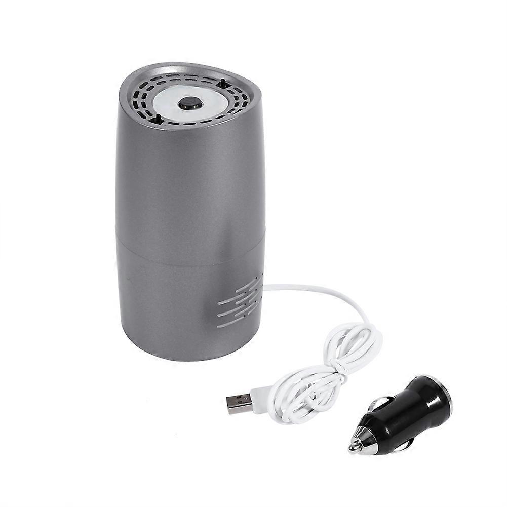 Mini USB Car Home Air Ionic Cleaner Purifier Filter Ionizer Freshener Grey E2U~02