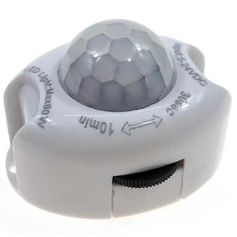 Pir Infrared Motion Sensor Detector Dc5-24v Auto On Off Timer Switch