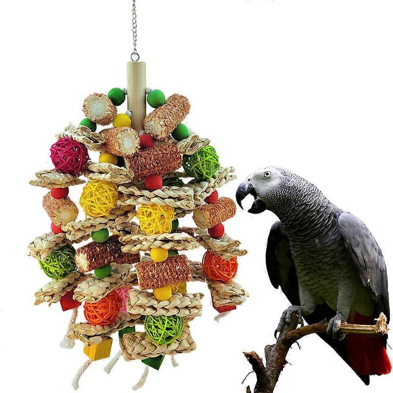 Parrot Toys, Natural Corn cob Bird chew Toys
