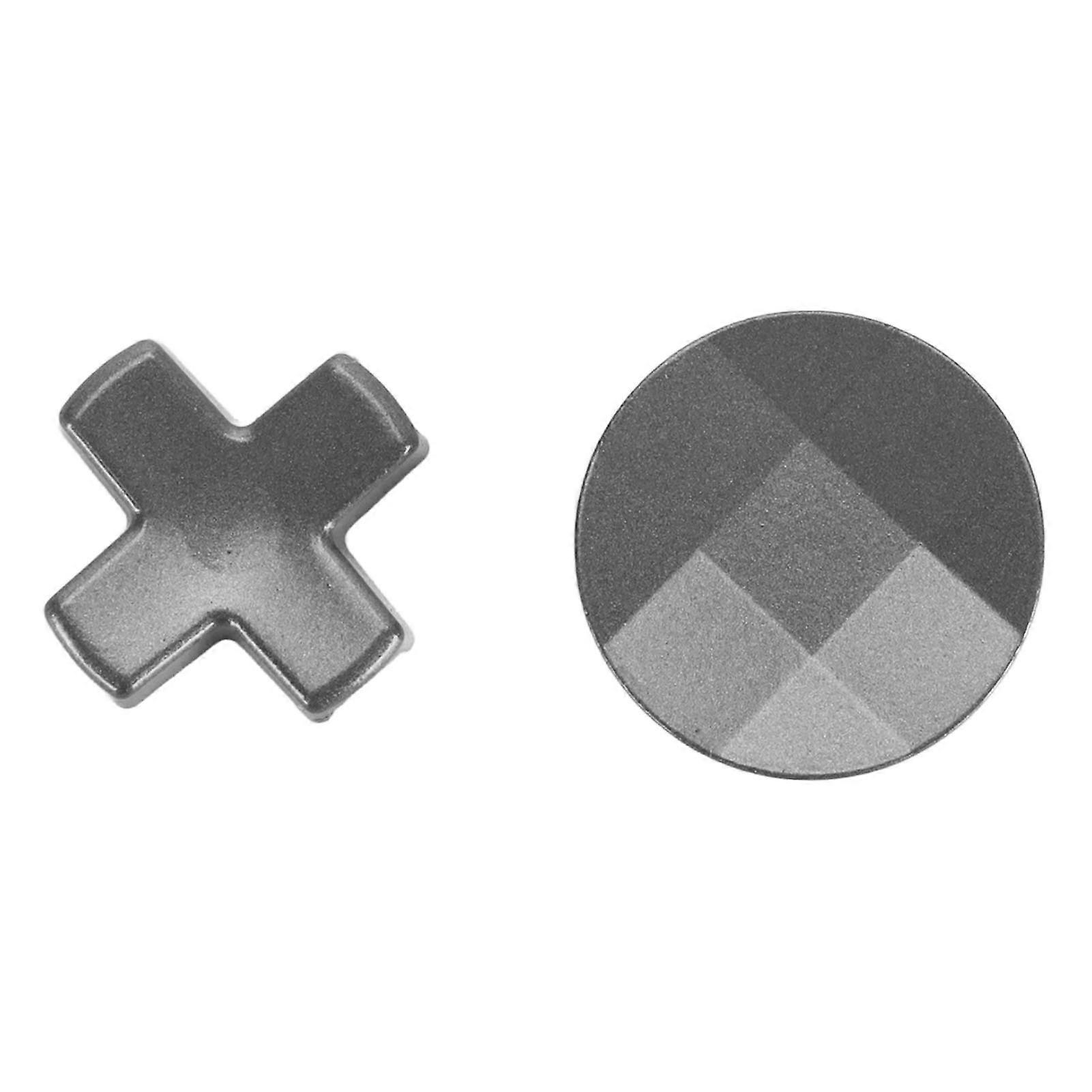 Controller D Pads Ersatz Richtungstaste Metall Facettiertes Standard D Pad für Xbox One Elite Elite Series 2 Silber