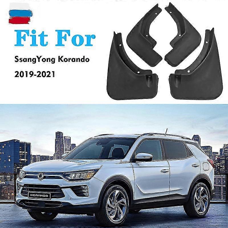 Mudflasp FOR Ssang yong Korando Mudguard Fender Mud Flap Guard Splash Car Accessories Auto Styline Front Rear 4pcs 2019-2021