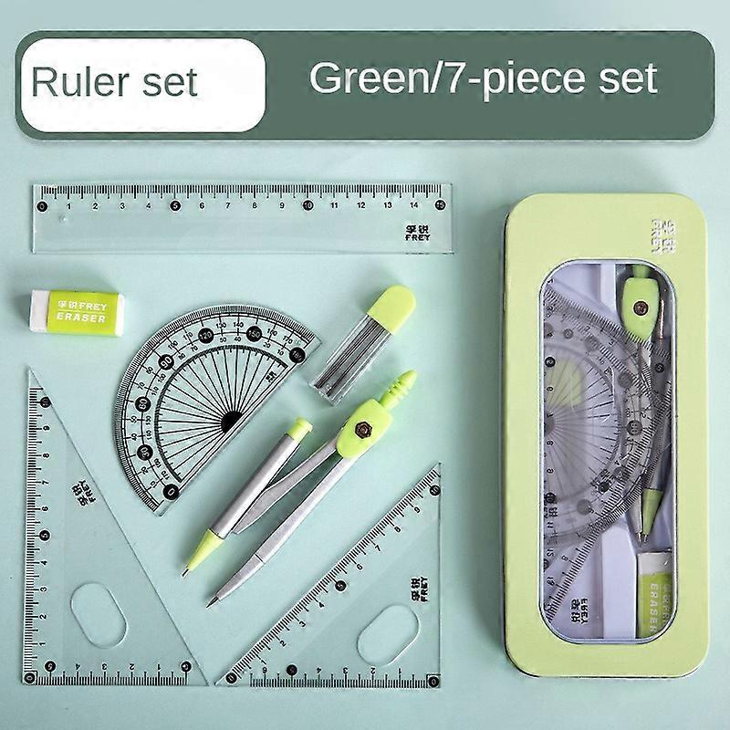Geometry Compass and Rulers Set Portable Maths Geometry Ruler Multifunctional