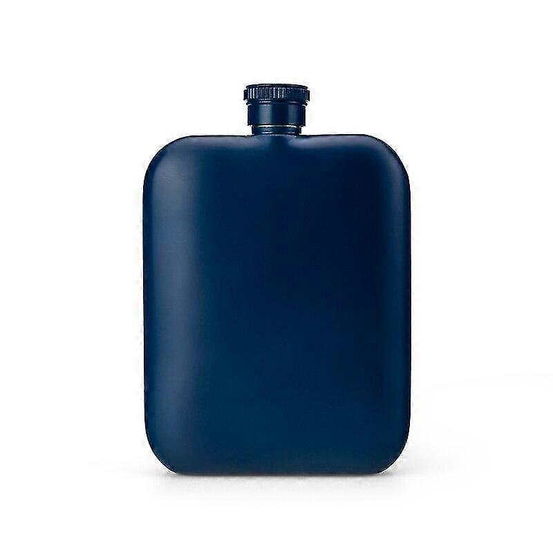flask 180ml thick square portable wine bottle steel vino