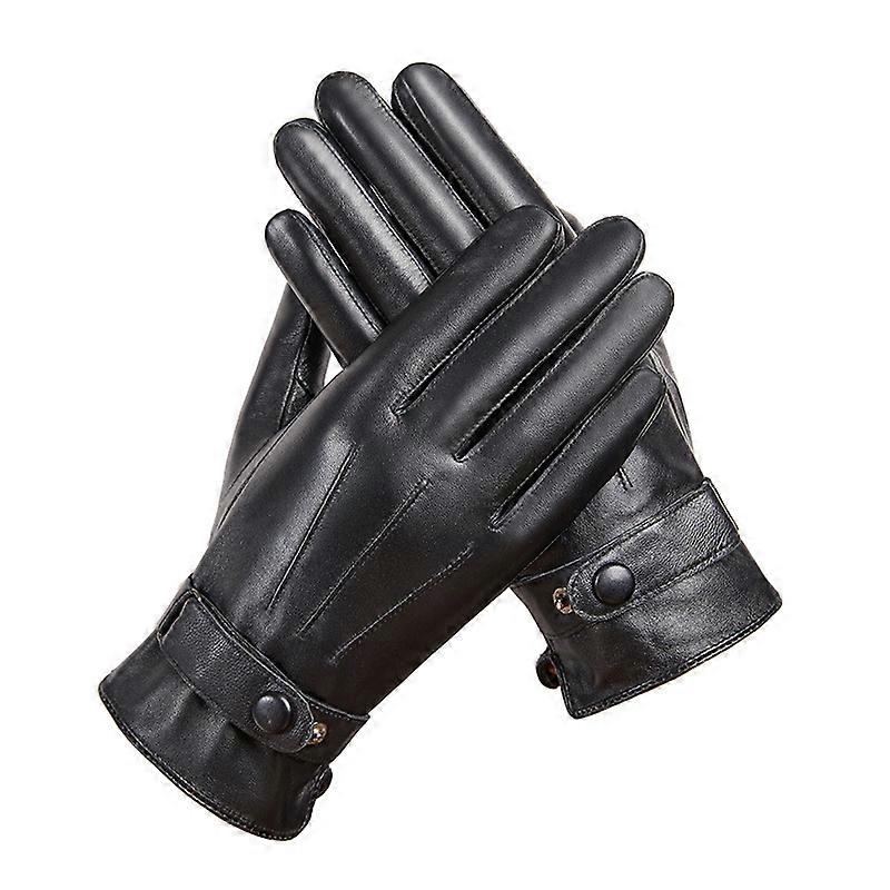 INF Vinteraffärshandskar för män i äkta läder