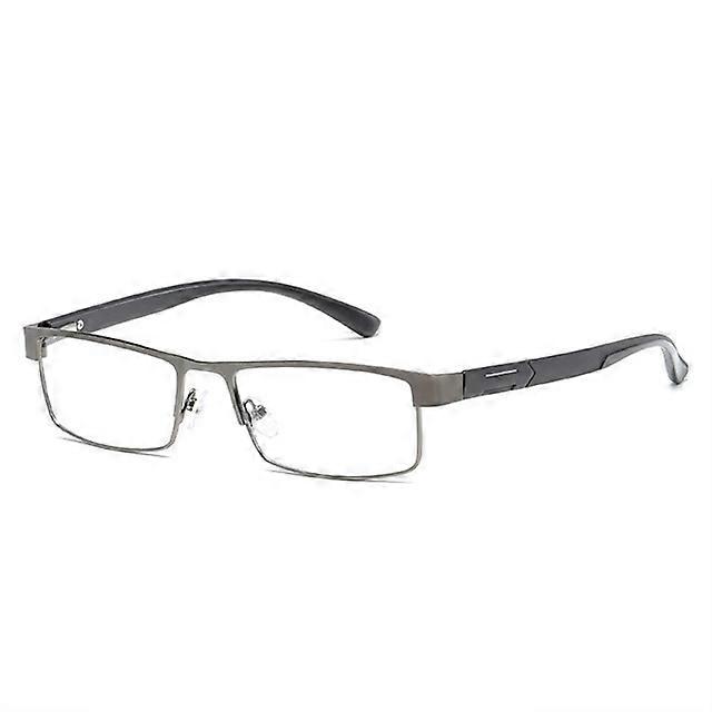 Simple Matel Frame Reading Glasses Hyperopia Eyeglasses +1.50D