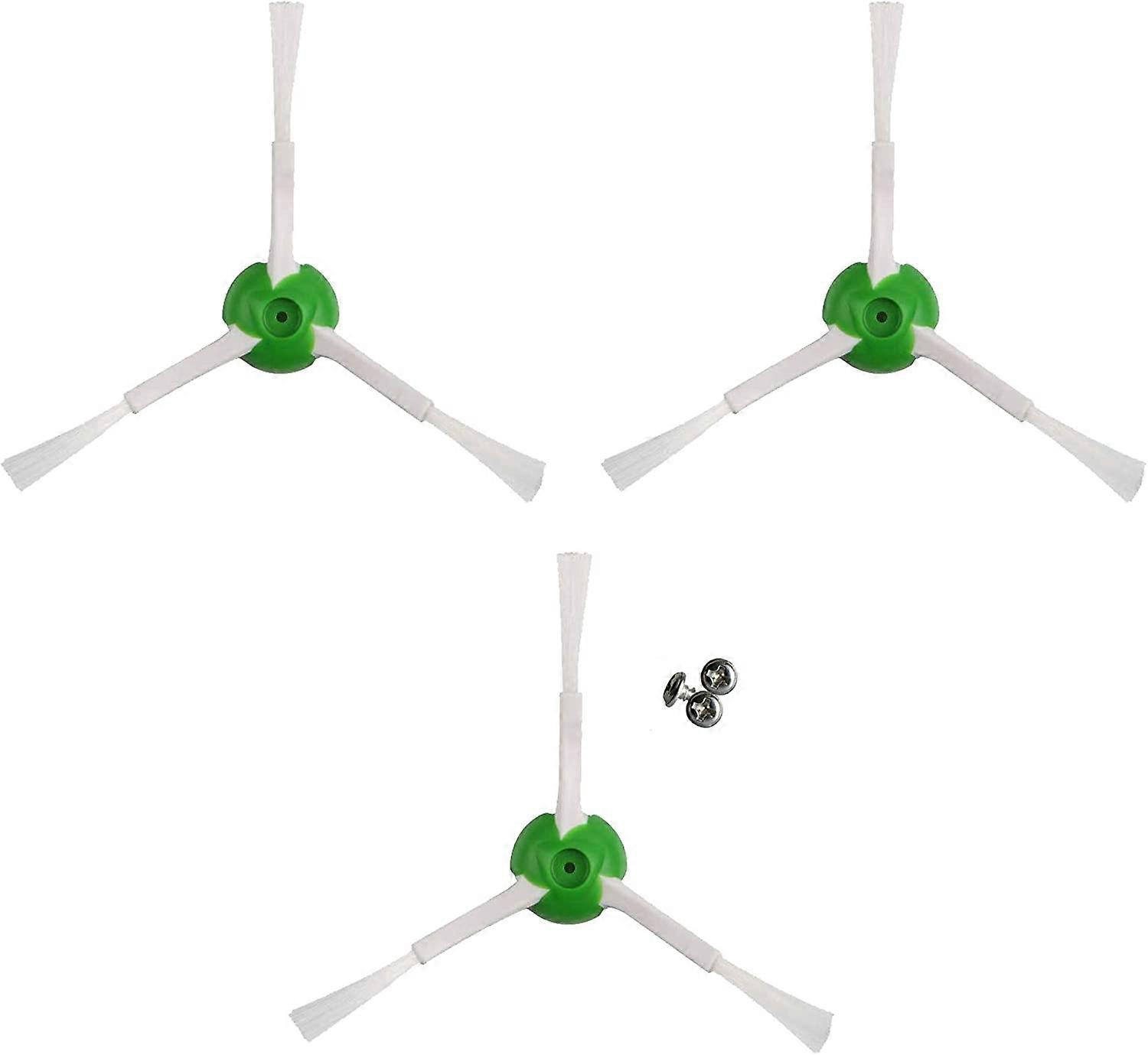Pack Of 3 Side Brushes Compatible With Roomba E5 / I7. E5 E6 I7 I7+ Plus Side Brush Replacement Kit