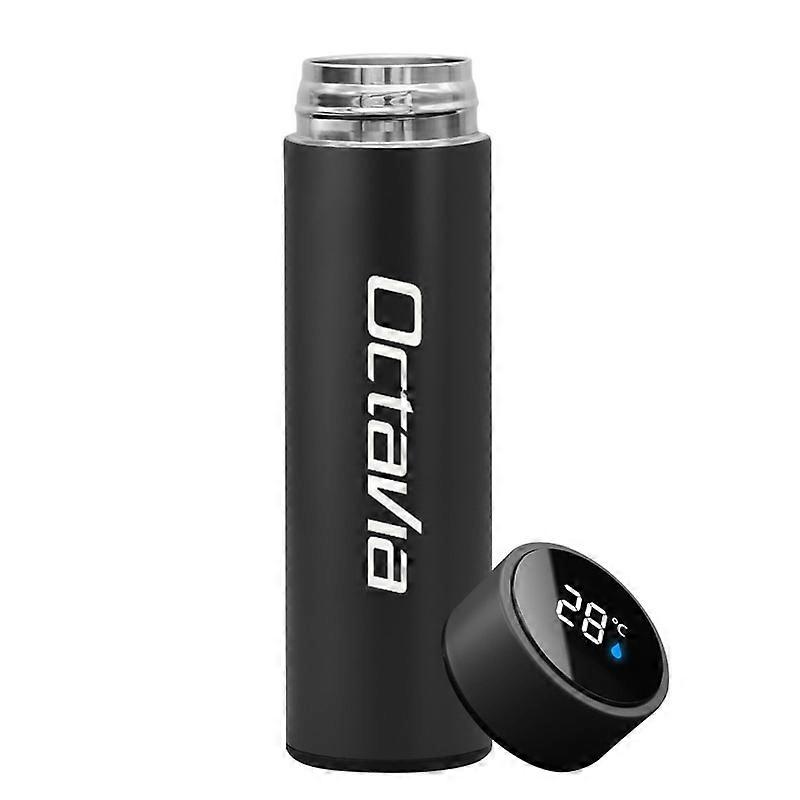 500ml Passer til Skoda Octavia Smart Digital Isolasjon Cup Smart Temperatur Display Isolasjon Vakuum Kaffekopp Vannkoker