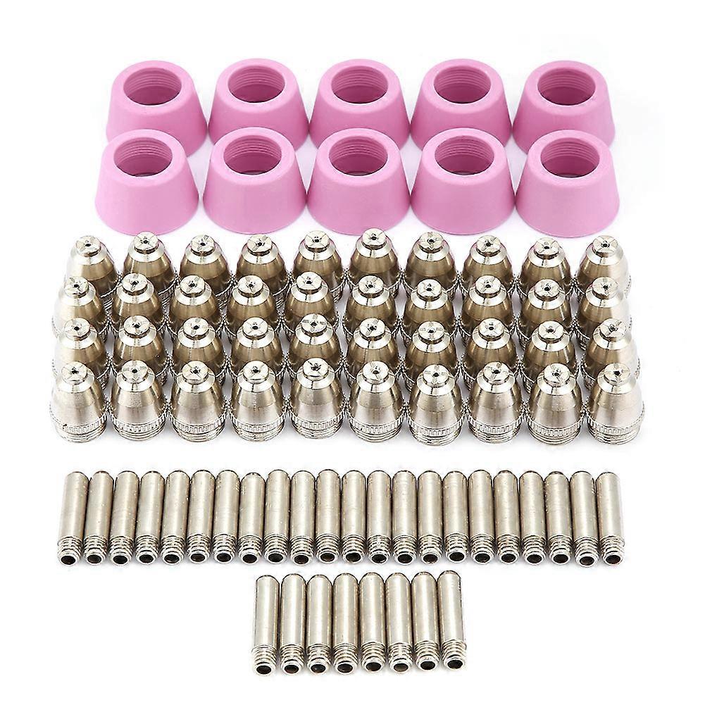 80pc/set AG60 SG55 Plasma Cutter Cutting Torch Consumables Electrode Nozzles Cups Kit