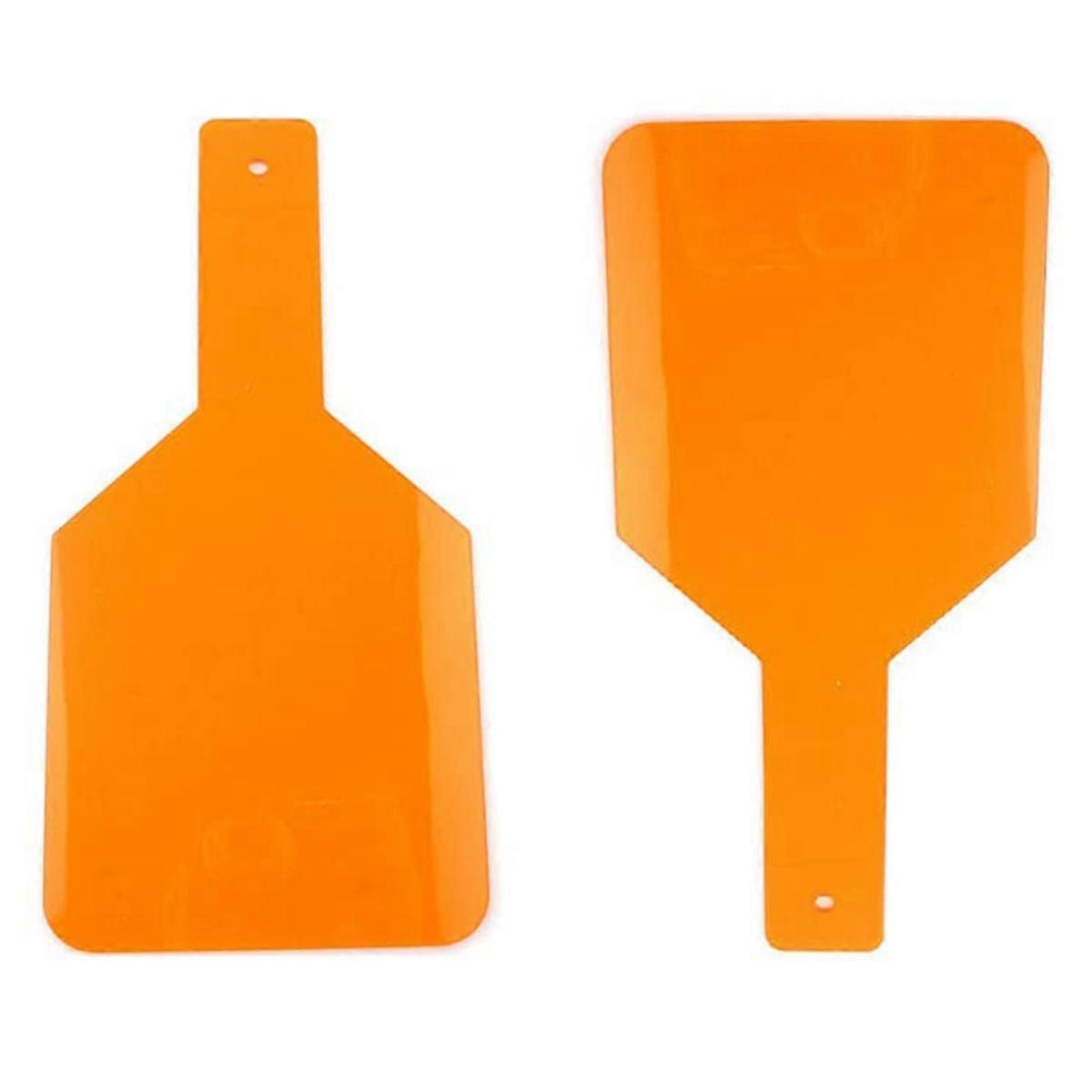 Dental Eye-Protector Shield Plate Board Hand-Held Curing Light Cure Lamp LED 2Pcs