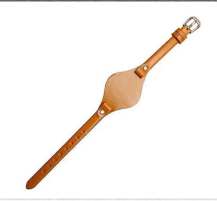 fossil lather yellow strap