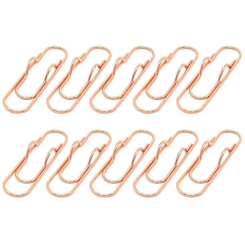 Paper Clips Paper Fix Clips Pen Holder Clips Notebook Pen Holder Book Pin for Notebook Journal Document Clips 10Pcs/pack