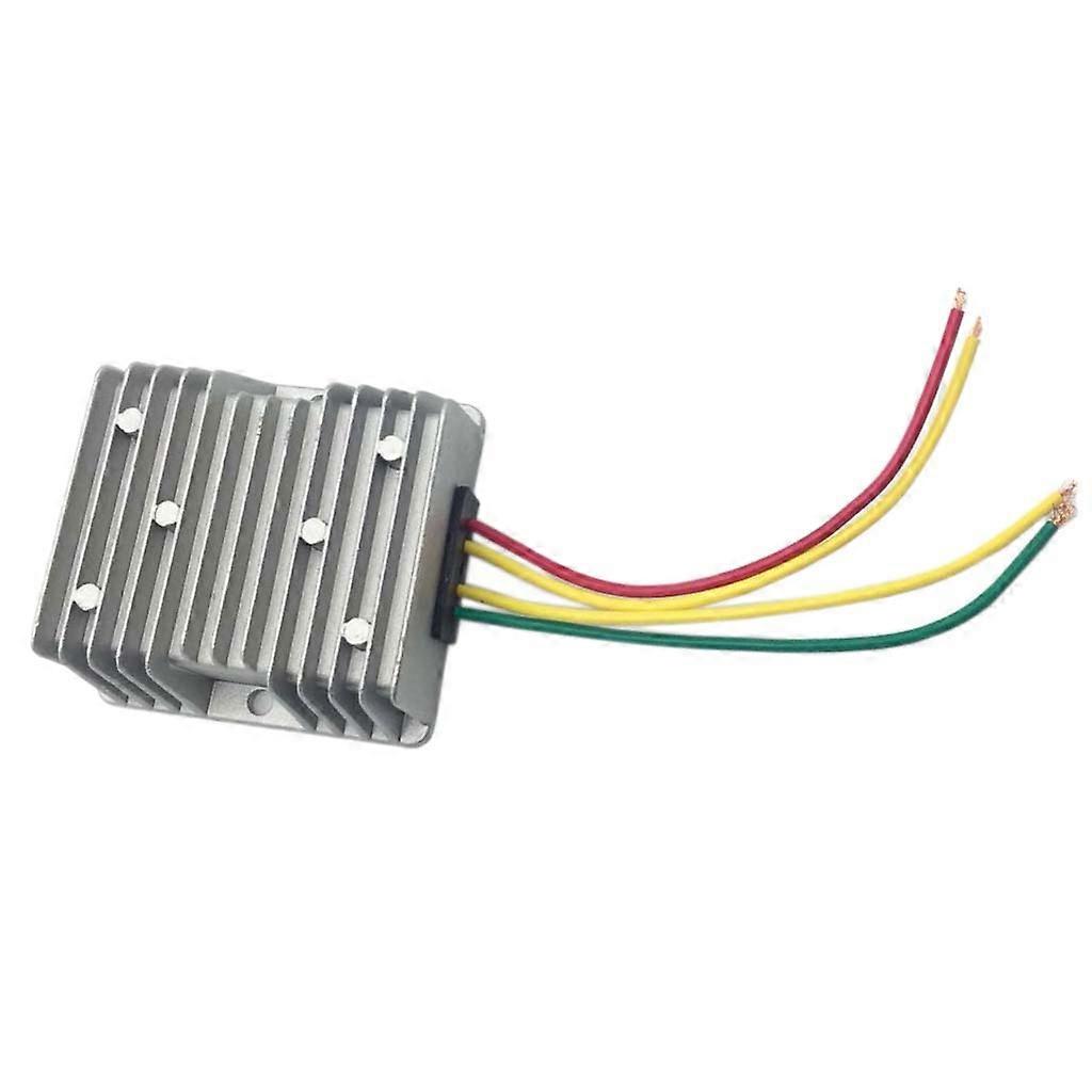 Power 8-40V to 12V 6A DC Voltage Stabilizer Regulator Dustproof Silver