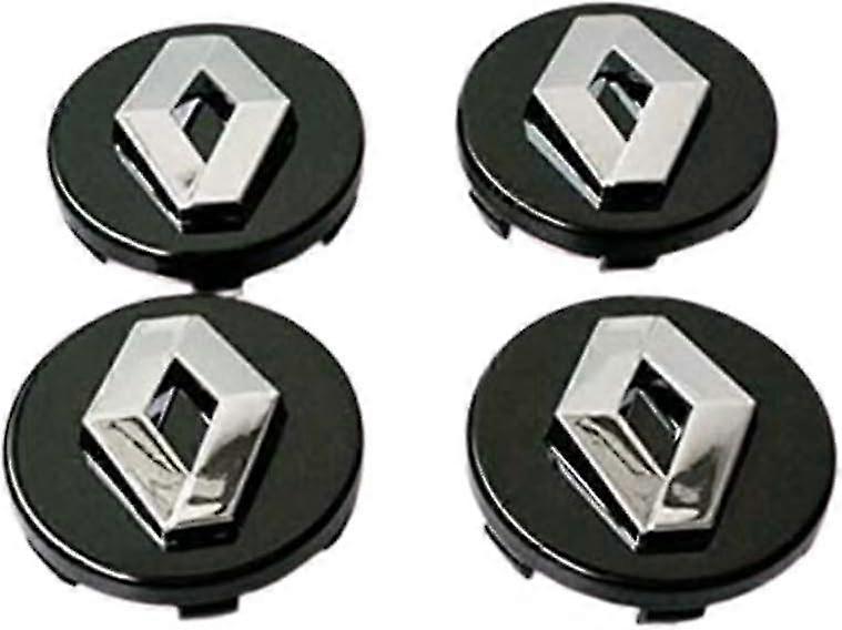 4pcs 57mm סגסוגת רכב גלגל מרכז רכזת כובעים בשחור-טוב