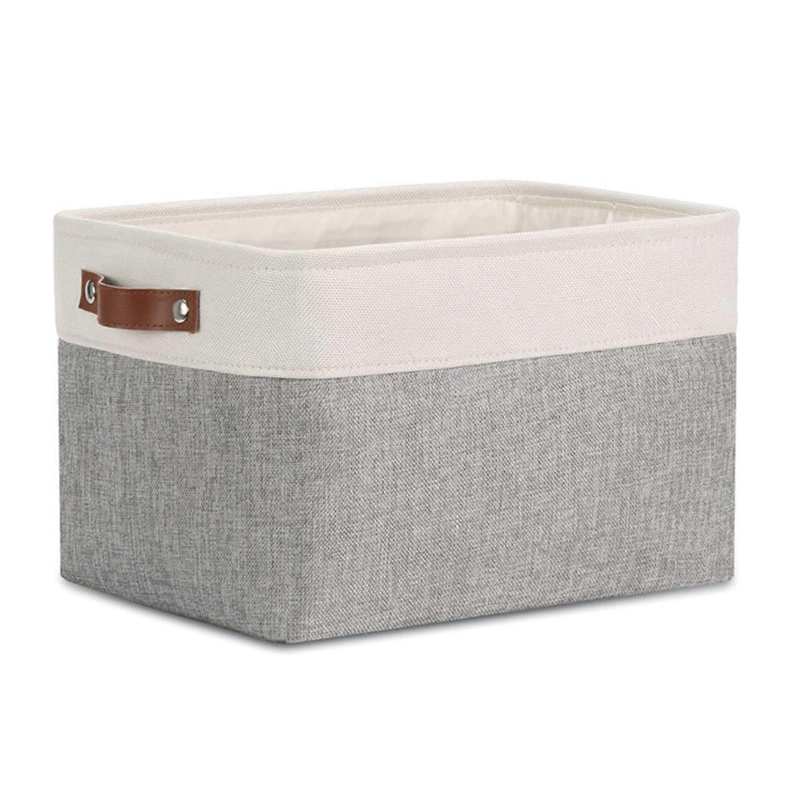 Foldable Fabric Storage Boxes Space Saving Organizer Baskets for Wardrobe Shelf Under Bed
