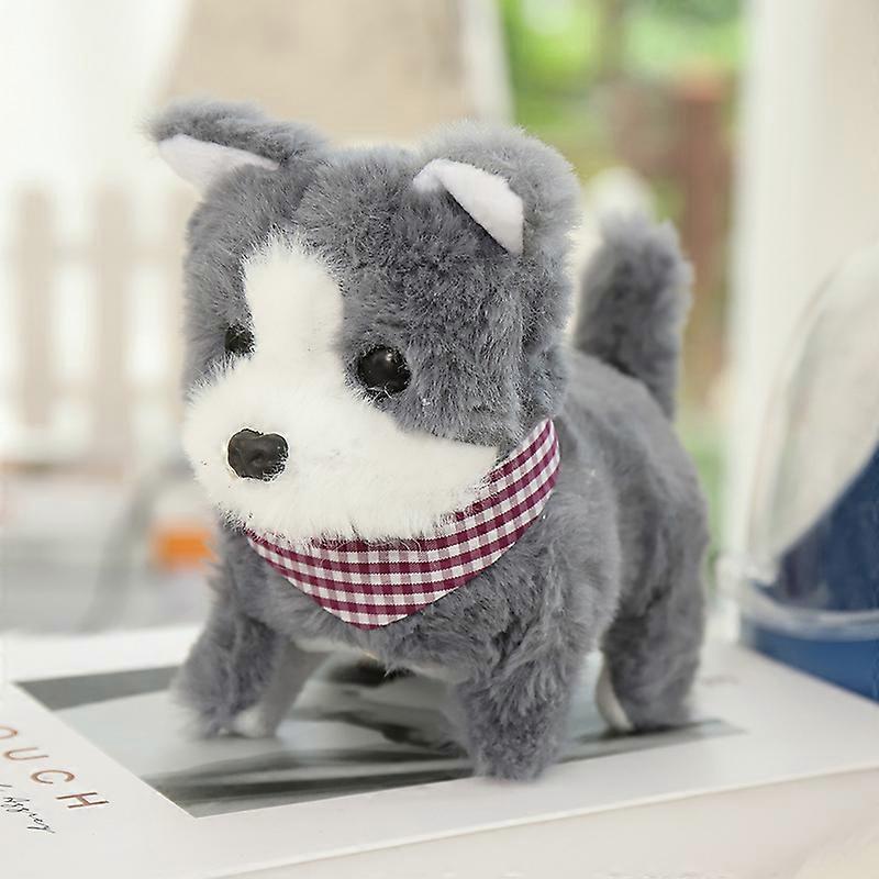 Stimulation Toy Dog with Battery Powered Plushy Toy Walking Barking Singing Soft Durable Long Lasting Suit for Children