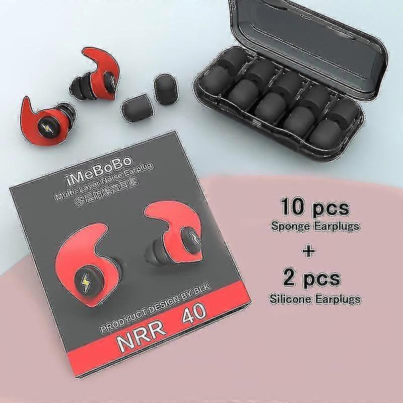 1box Noise Earplug Set Noise Cancelling Ear Plugs For Sleep