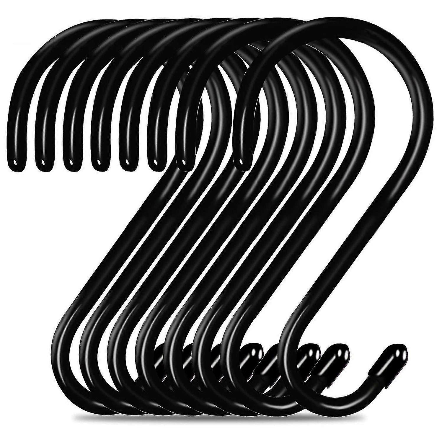 16 Pack 6 Inch Solid Large S Hooks For Hanging Clothes Plants Tools