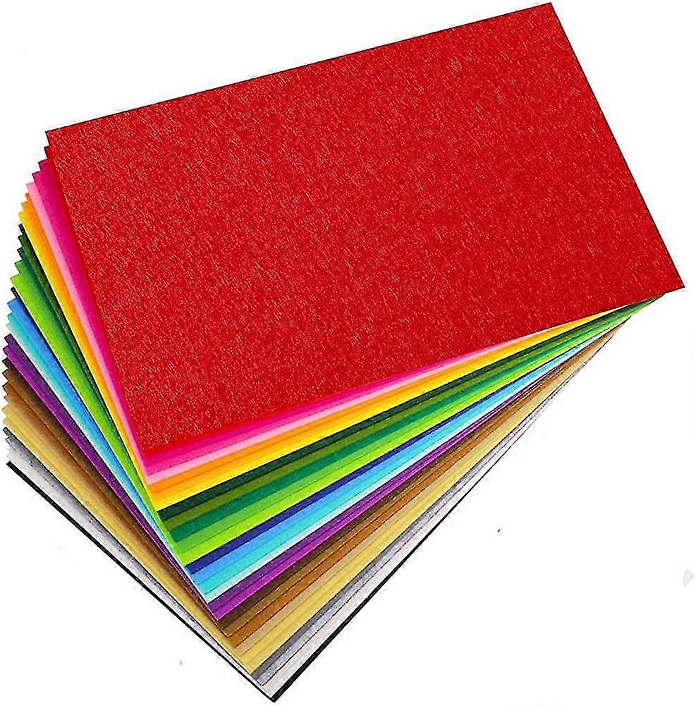 Felt Fabric Sheets,40 Colors 8 * 12 Inch Acsergery (20 * 30cm) Colorful Felt Fabric Used Gift