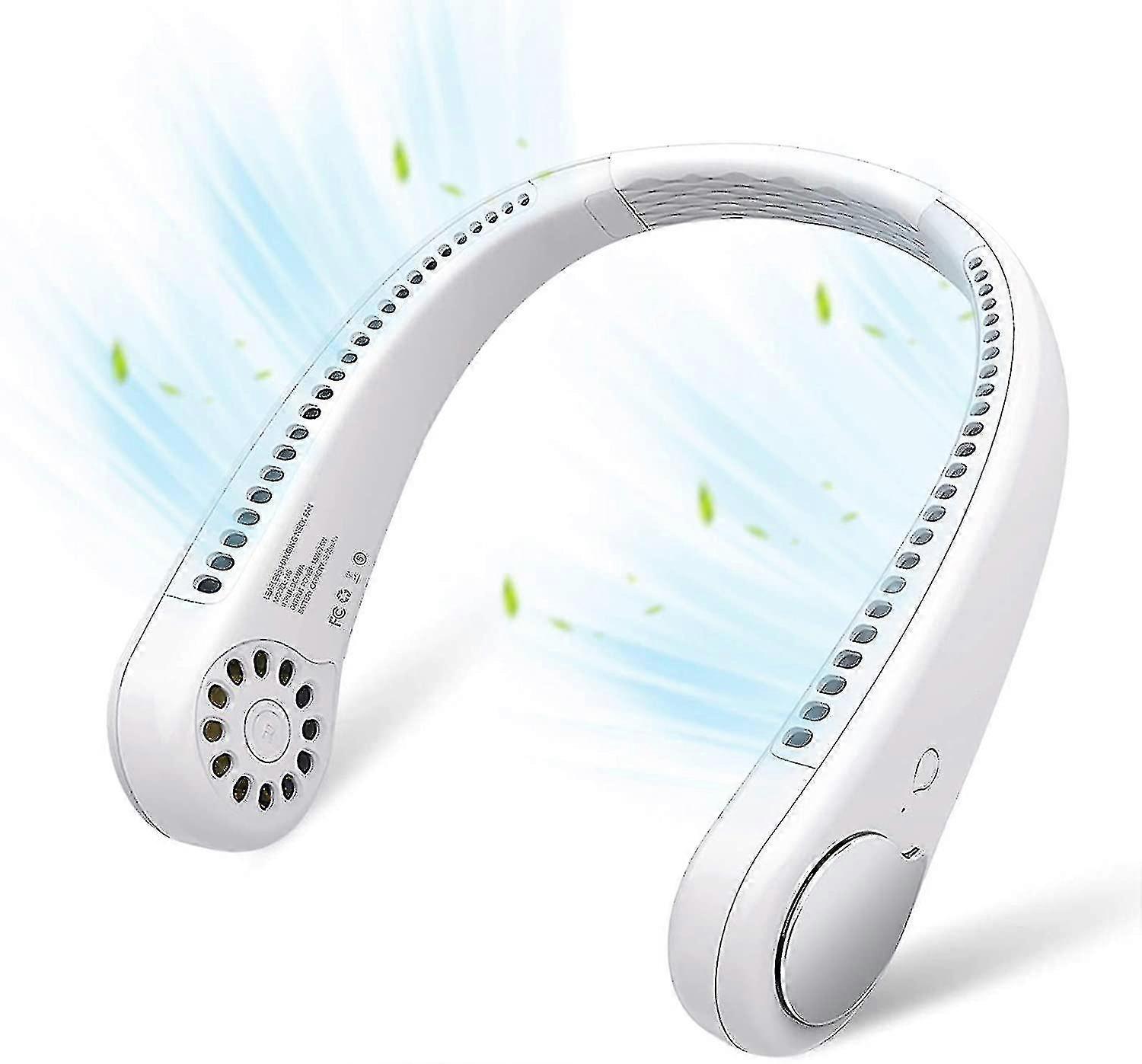 Ssdlv High-quality New Portable Neck Fan Hands-free Leafless Neck Fan A Must-have For Going Out In Summer