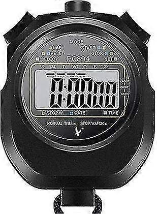Stopwatch Professional Timer 3 Button Operation With Digital Large Screen Stopwatch Sports Game Timer Countdown Waterproof