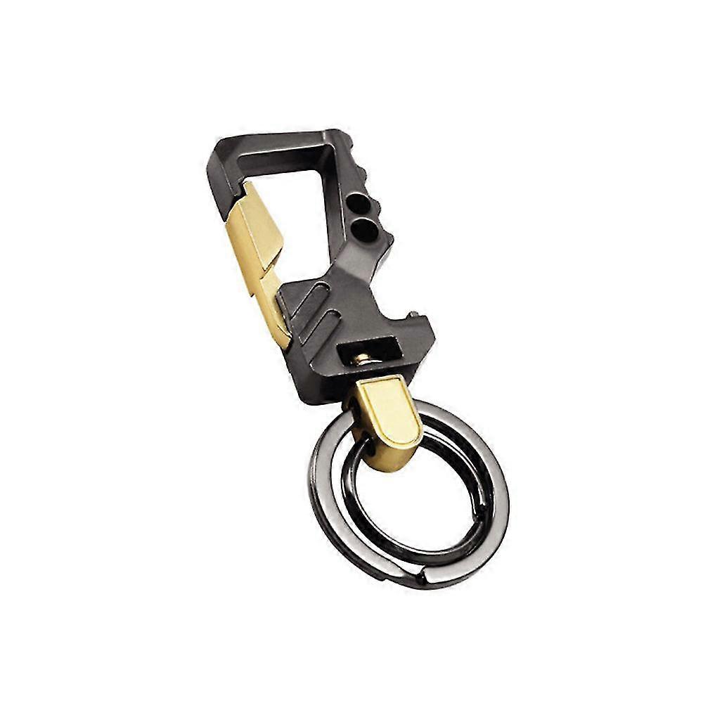 1/2pcs Men Keyring Keychain Metal Beer Bottle Opener Pendent