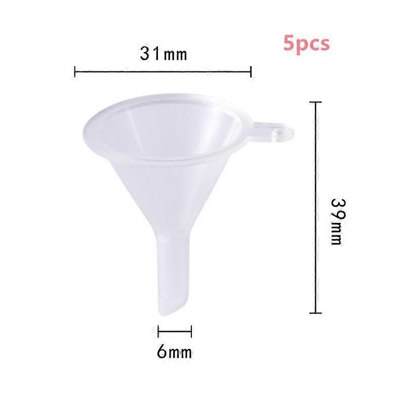 1/5/10pcs Small Plastic For Scent Diffuser Bottle Mini Liquid Funnels Cosmetic