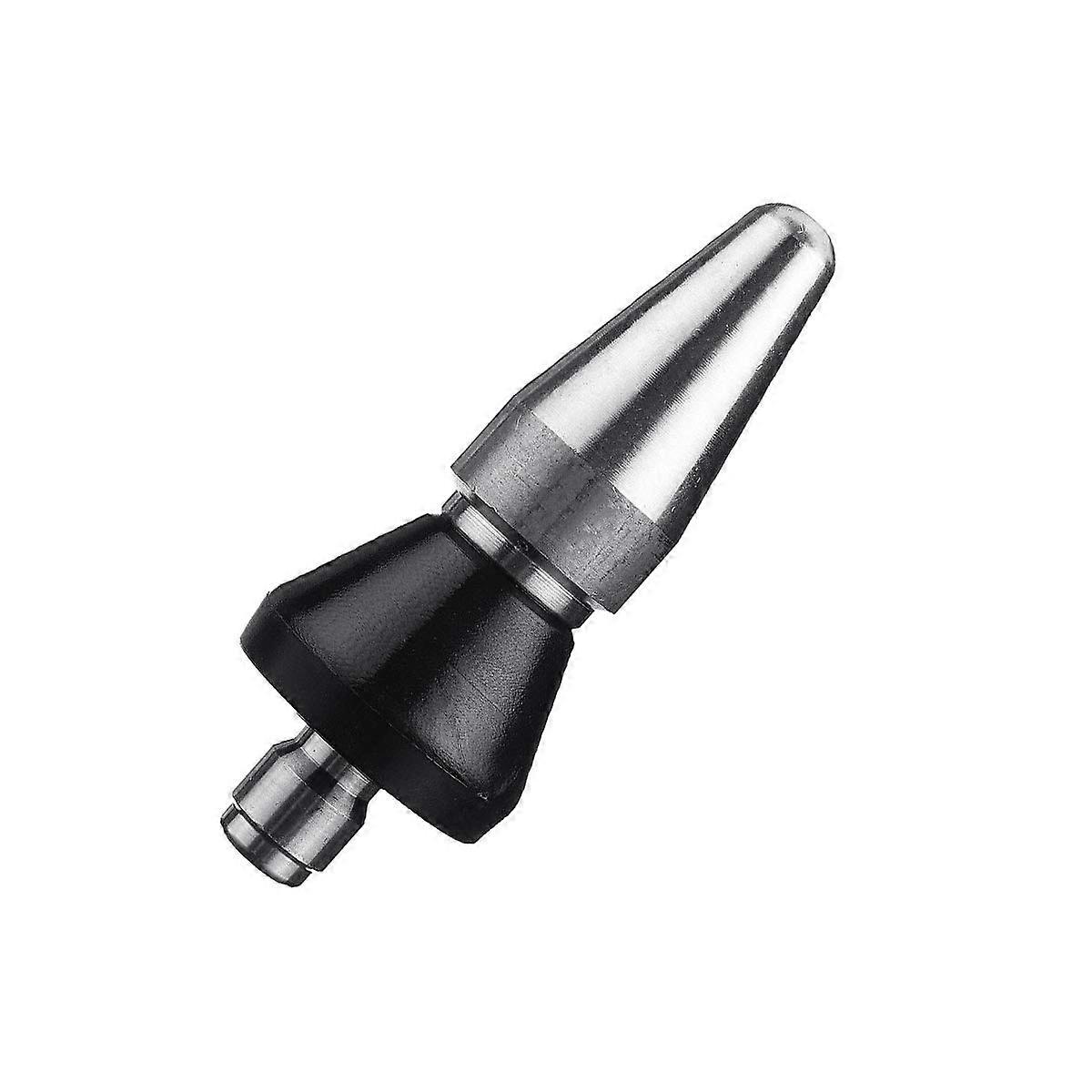 Sewer Pipe Dredging Pressure Washer Rotating Cleaning Nozzle Silver