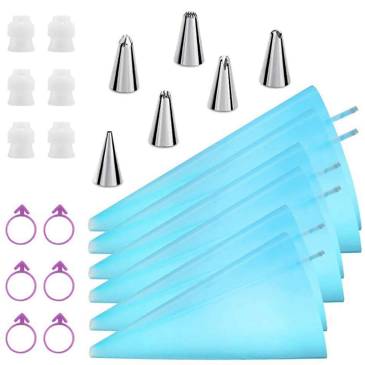 24-piece piping bag set for cake cream