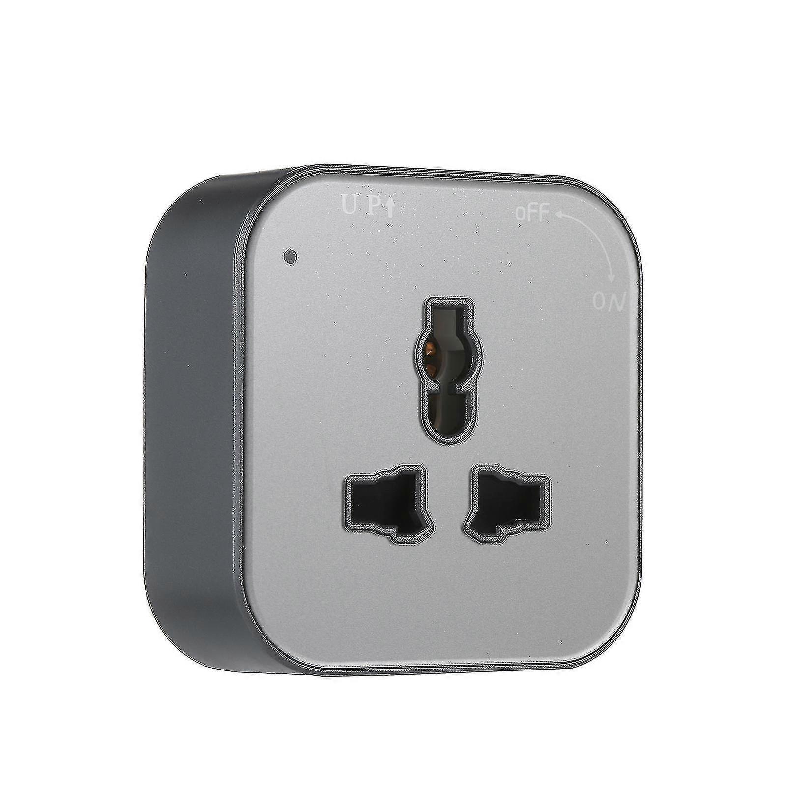 Universal 3-pin Track Sockets Power Track Socket Outlet Versatile Electric Mobile Track Socket Power Track Adapter Grey