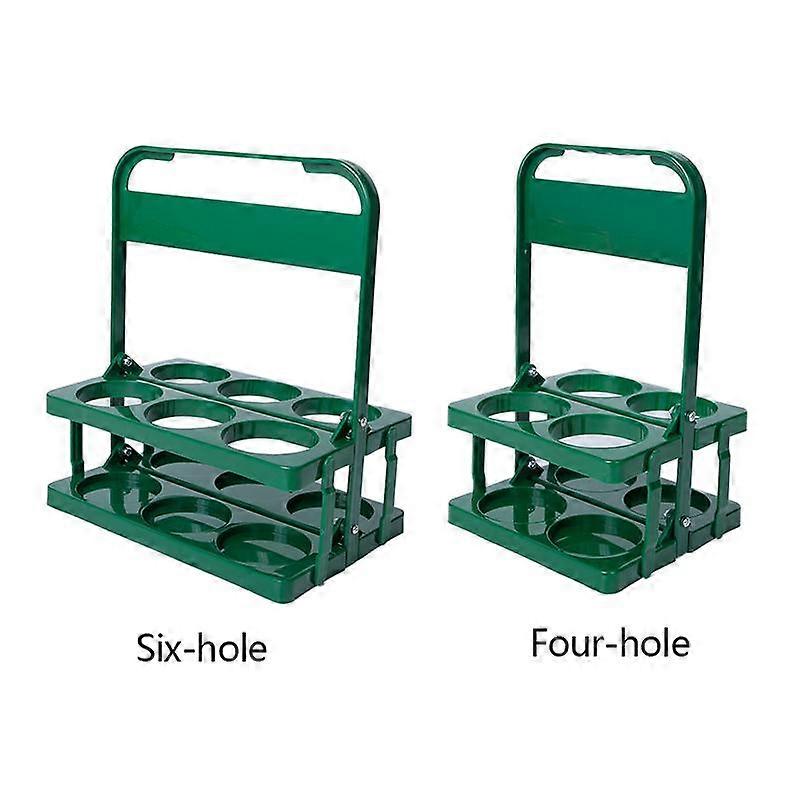 Plastic Six Pack Folding Drinks Holder Beer Rack Beer Carrier Collapsible Portable