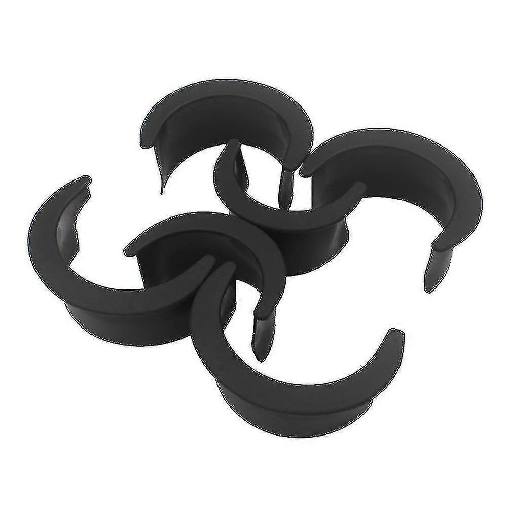 6pcs Plastic Billiards Table Pocket Liner For Pool Table Bar Home 4 Corner 2 Side Black Fgao