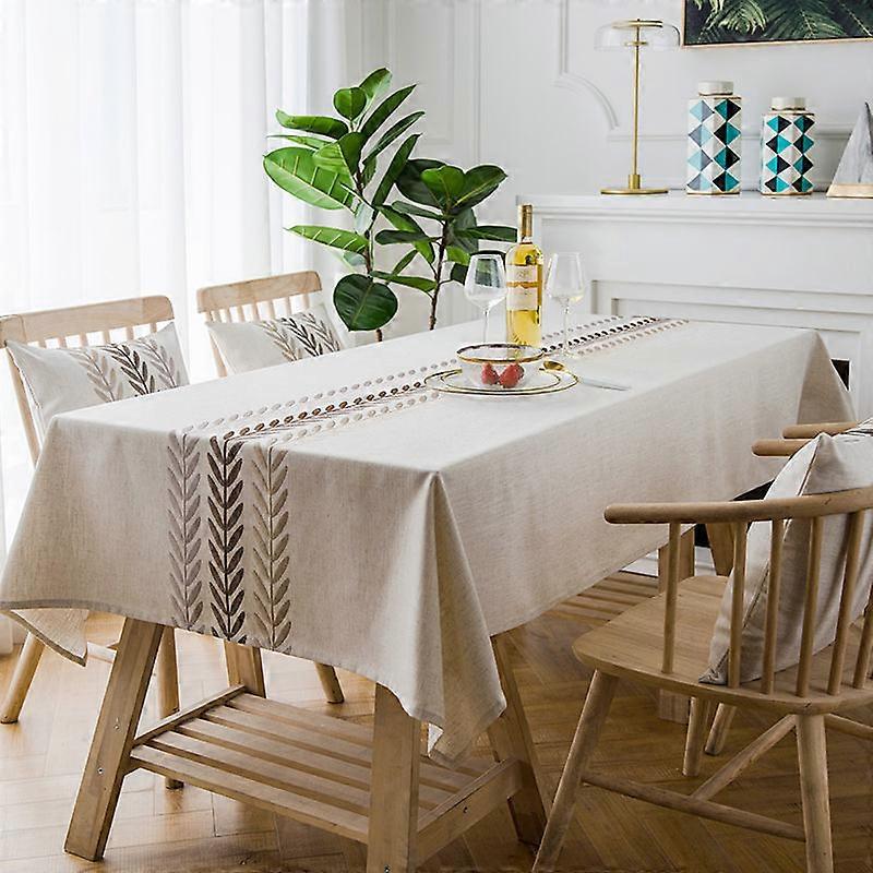 Square rectangular tablecloth kitchen table cloth table decorative blue 90 * 130cm