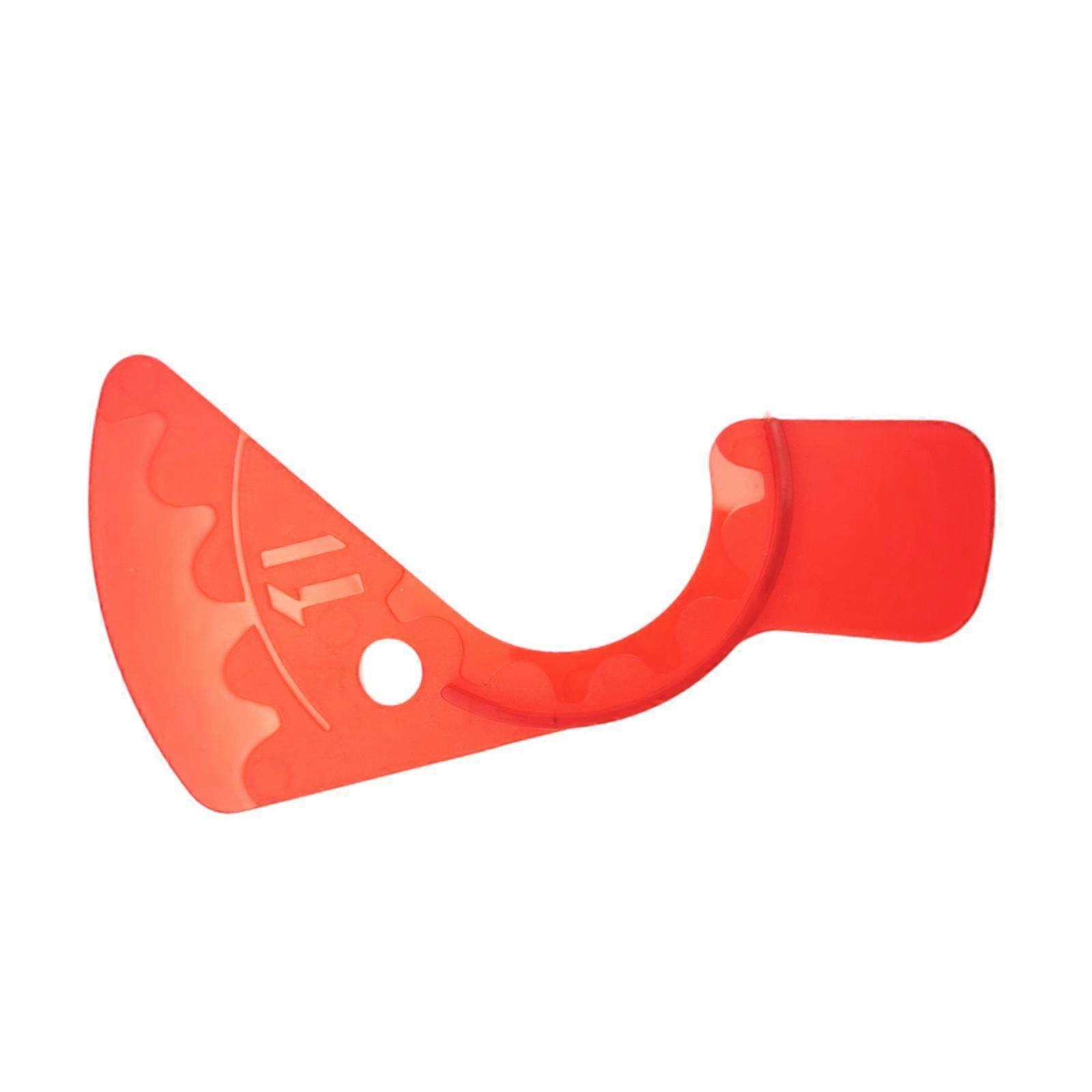 Rear Derailleur Chain Gap Adjustment Gauge Tool Rear Derailleur Adjuster Red
