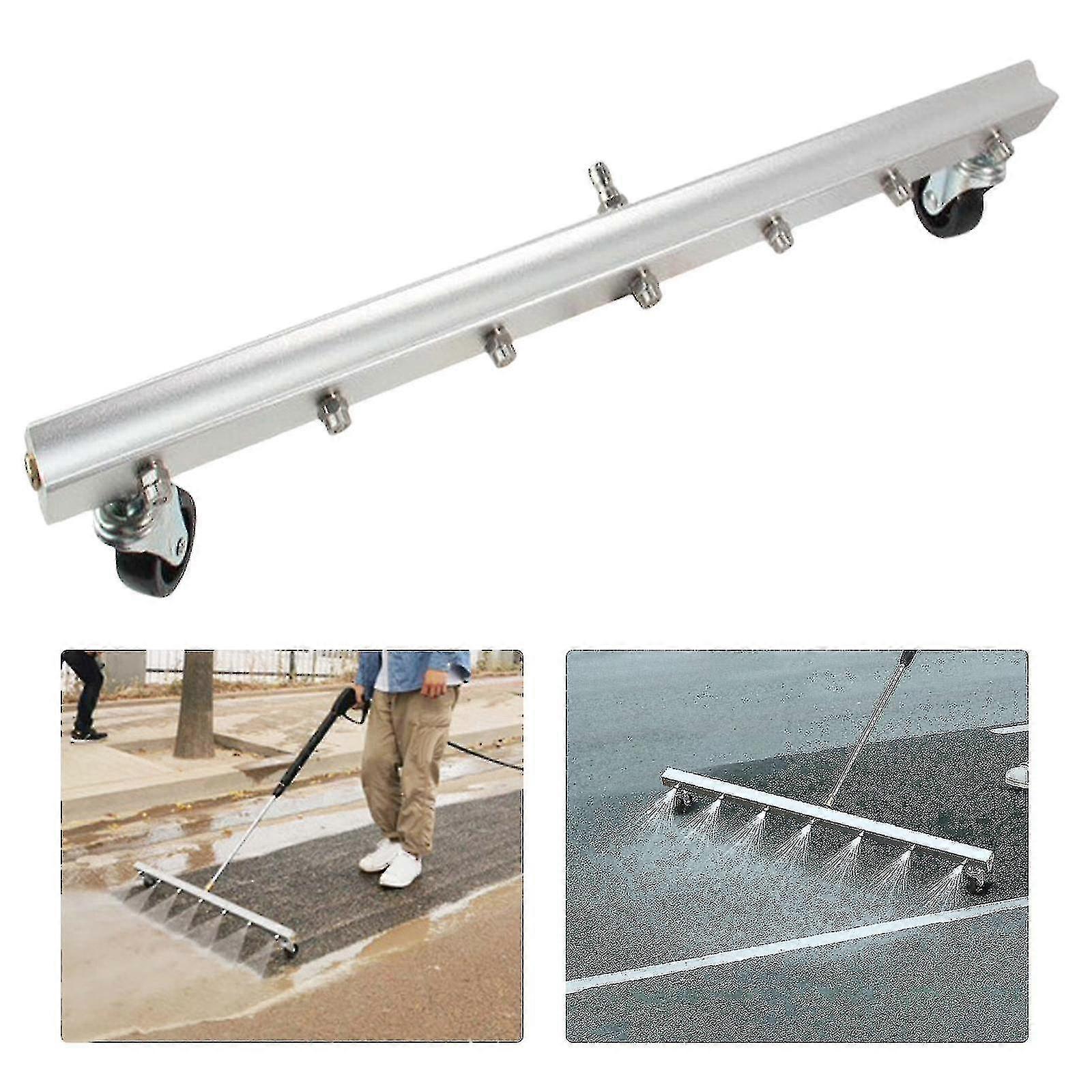 道路清掃のための車の鋼鉄7ノズルの下の圧力ワッシャーのための水ほうき