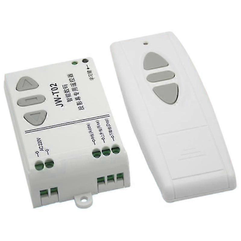 JW-T02 AC 220V Motor Wireless Remote Control Switch UP Down Stop Tubular Motor Controller Forward Reverse TX RX Latched