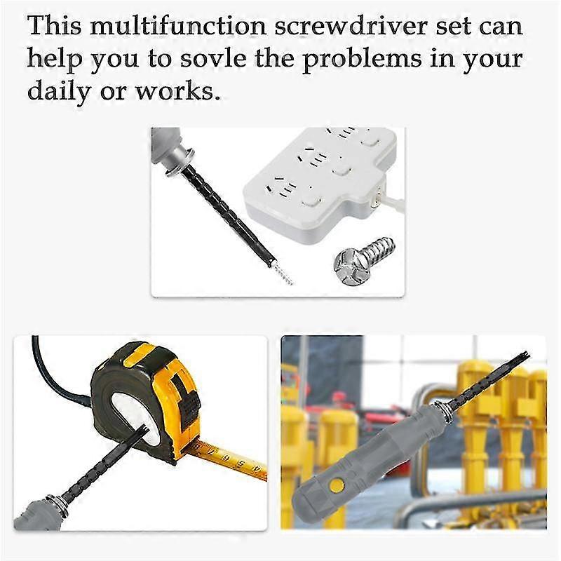 Multifunction Screwdriver Set Practical Repairs Tool Set Portable Screwdriver Home Telescopic Inter