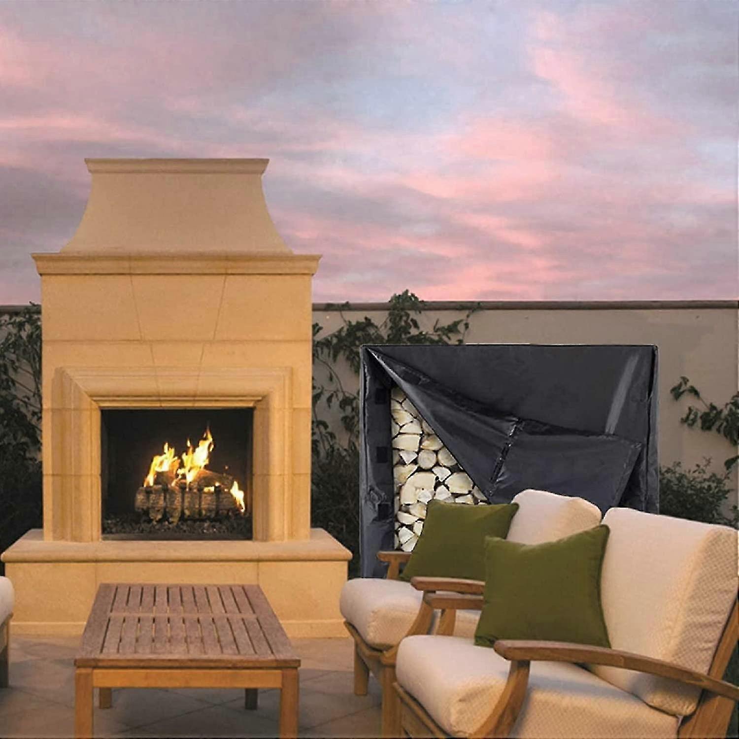 رفوف الحطب في الهواء الطلق تغطي سجل الرف غطاء الحطب للماء