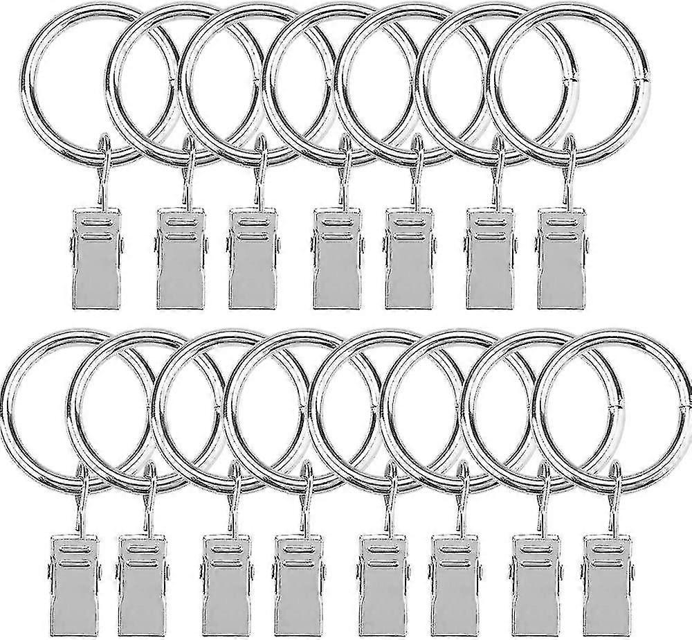 クリップ付き20%カーテンリング、装飾リング、防錆、ヴィンテージスタイル、2.5 Cm
